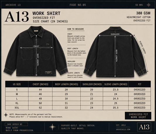 Archive13™ Fade No.05 Denim Work Shirt